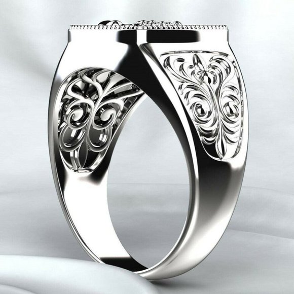 925 Silver Men Men 925 Silver Stamped Scorpion Ring